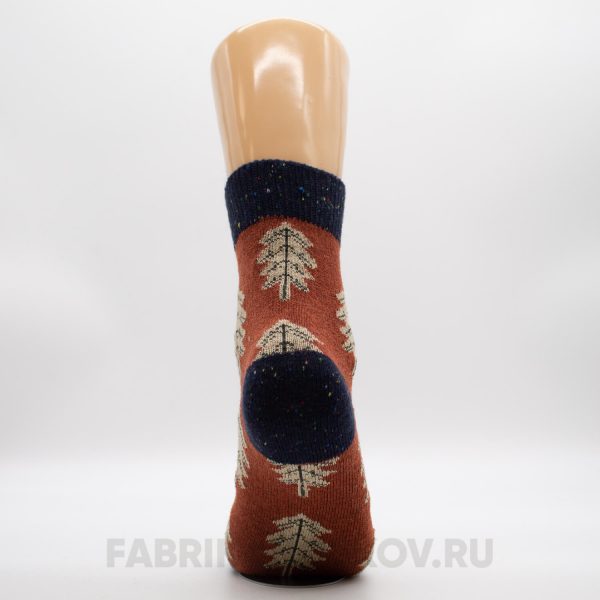 Плотные женские носки с елкой Плотные женские носки с елкой