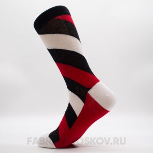 Мужские носки со спиралью