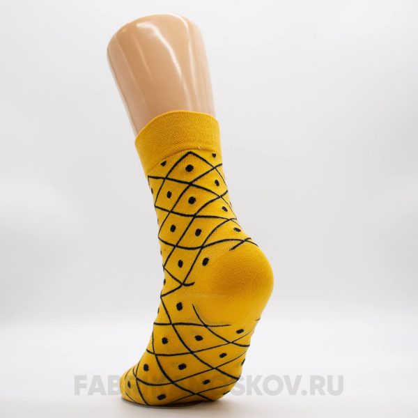 Мужские носки с ромбами и точками Мужские носки с ромбами и точками