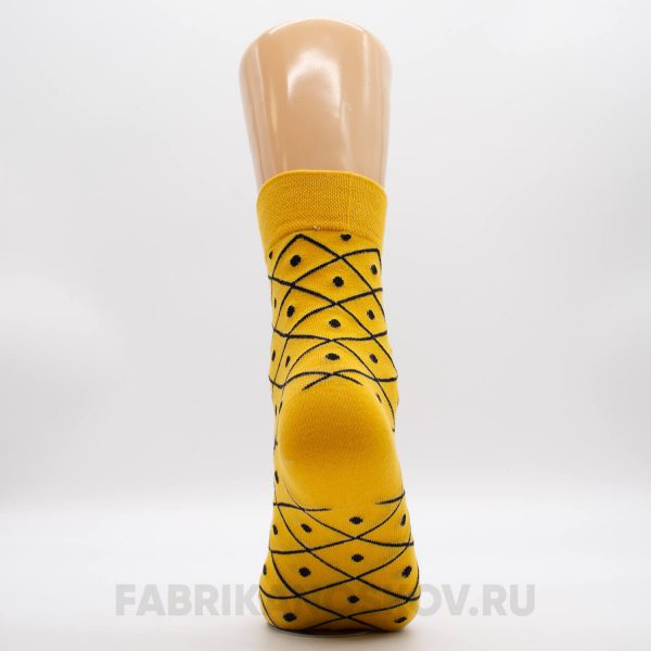 Мужские носки с ромбами и точками Мужские носки с ромбами и точками