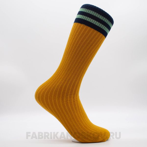 Длинные мужские носки с полосками Длинные мужские носки с полосками