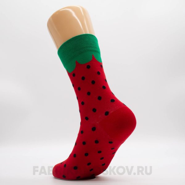 Длинные мужские носки с арбузом Длинные мужские носки с арбузом