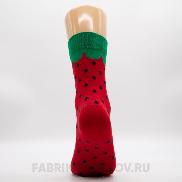 Длинные мужские носки с арбузом Длинные мужские носки с арбузом