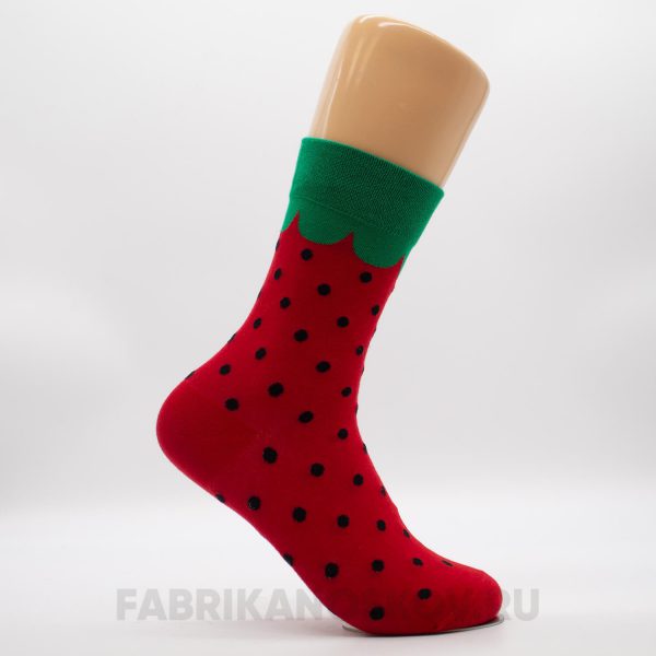 Длинные мужские носки с арбузом Длинные мужские носки с арбузом