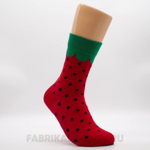 Длинные мужские носки с арбузом Длинные мужские носки с арбузом