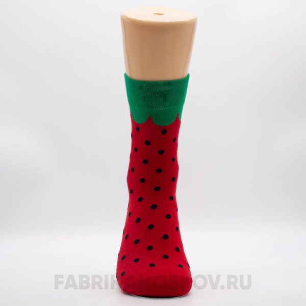 Длинные мужские носки с арбузом Длинные мужские носки с арбузом