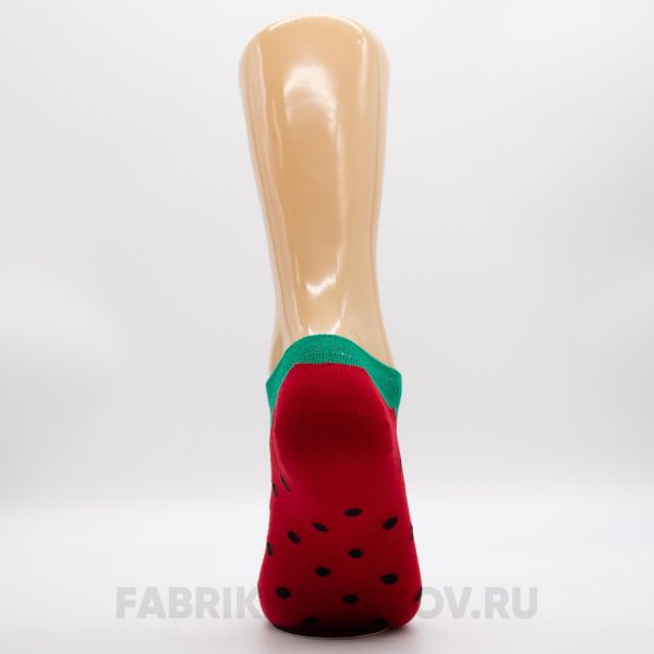 Короткие женские носки с арбузом Короткие женские носки с арбузом