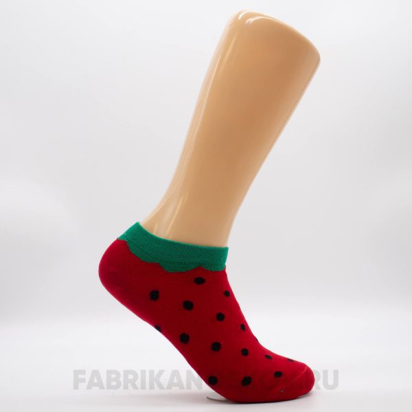 Короткие женские носки с арбузом Короткие женские носки с арбузом