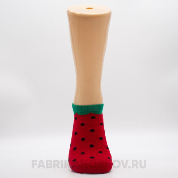 Короткие женские носки с арбузом Короткие женские носки с арбузом