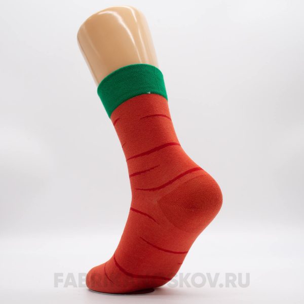 Женские длинные носки "Морковка" Женские длинные носки "Морковка"