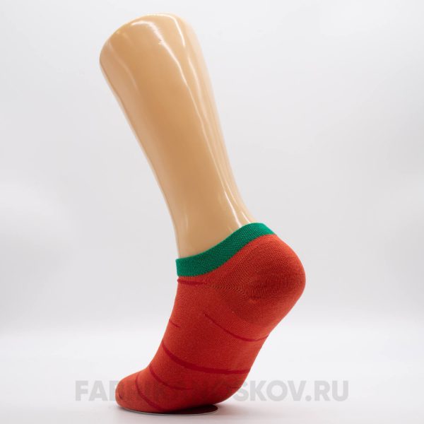 Короткие женские носки "Морковка" Короткие женские носки "Морковка"