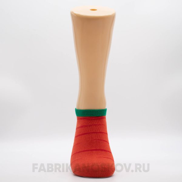 Короткие женские носки "Морковка" Короткие женские носки "Морковка"