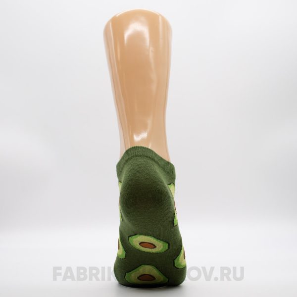 Женские короткие носки с авокадо Женские короткие носки с авокадо