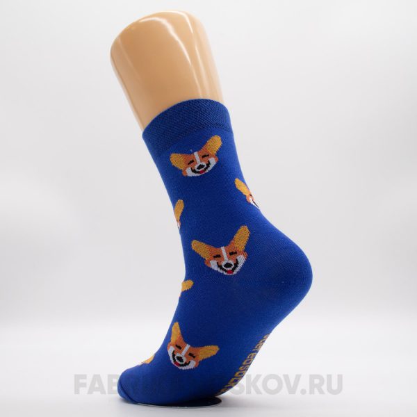 Мужские носки с корги Мужские носки с корги