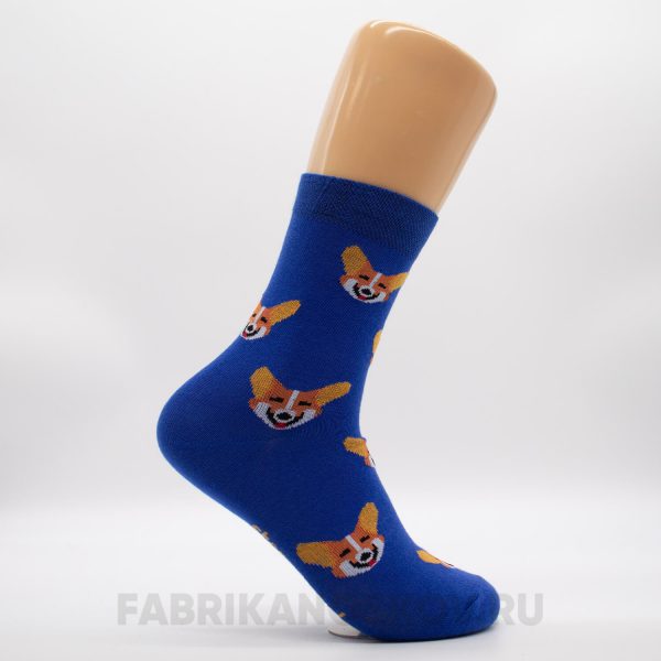 Мужские носки с корги Мужские носки с корги
