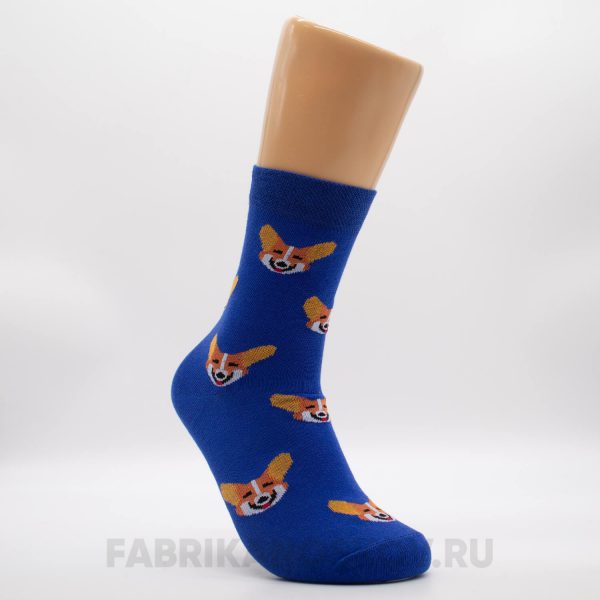 Мужские носки с корги Мужские носки с корги