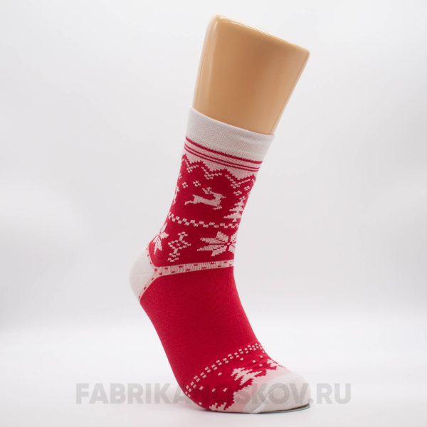 Мужские носки с оленями Мужские носки с оленями