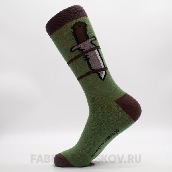 Мужские носки с ножом