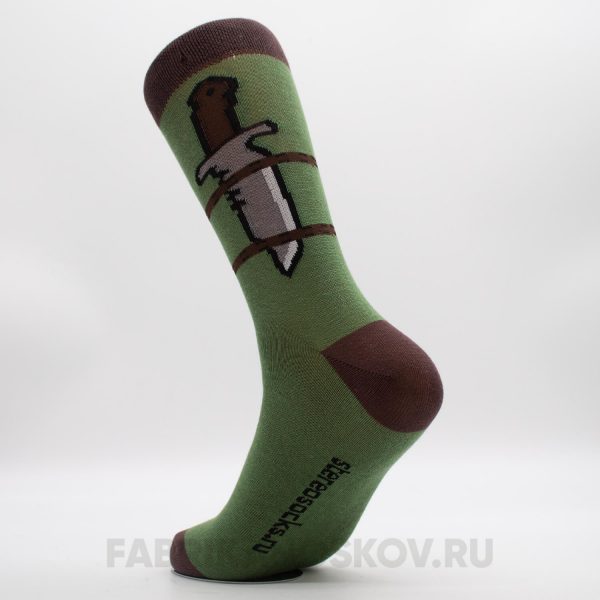 Мужские носки с ножом