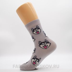 Мужские носки с хаски