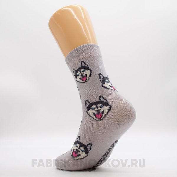 Мужские носки с хаски