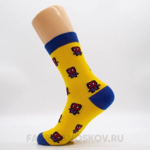 Мужские носки человек паук
