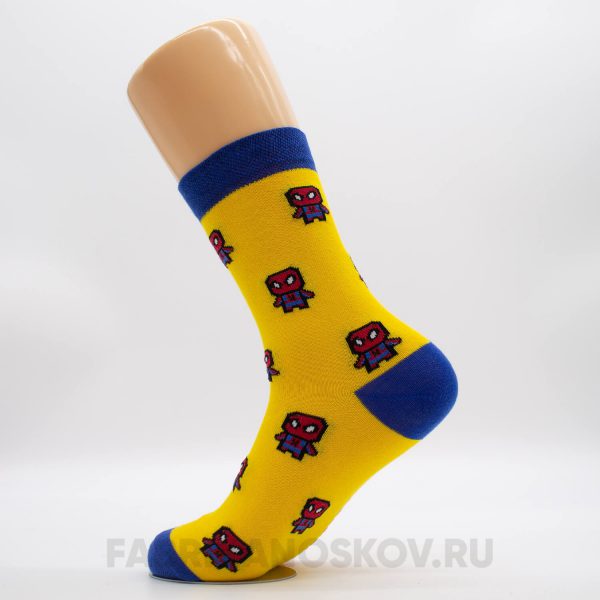 Мужские носки человек паук