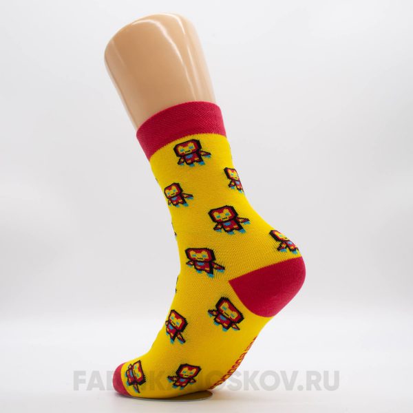Мужские носки железный человек