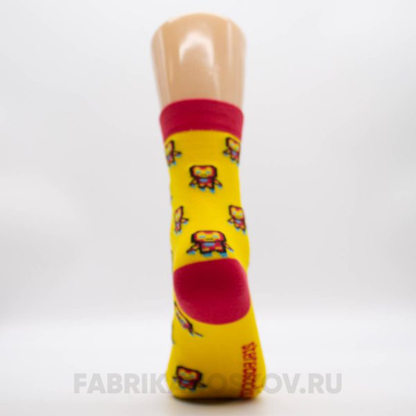 Мужские носки железный человек