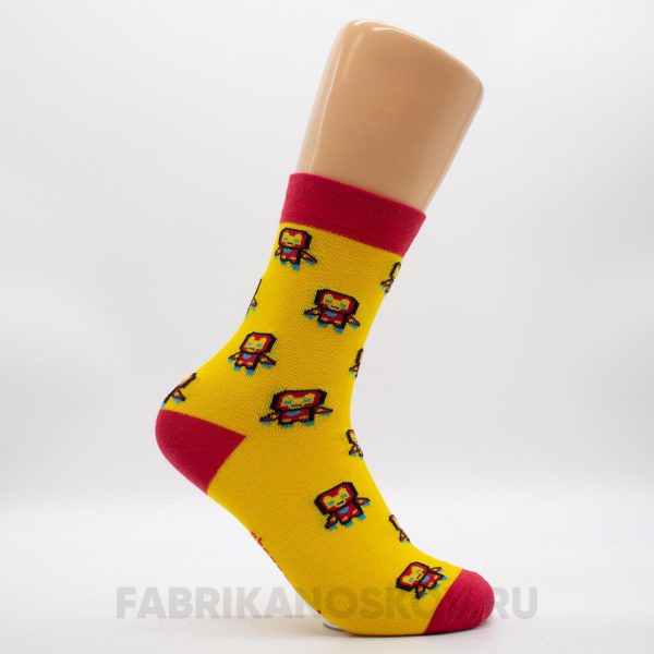 Мужские носки железный человек