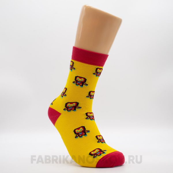 Мужские носки железный человек