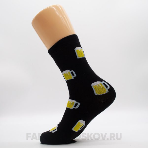 Мужские носки с кружками