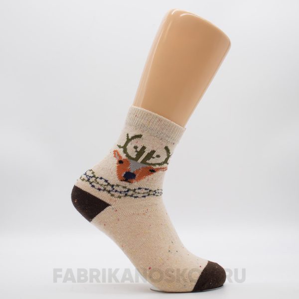 Мужские плотные носки с оленем Мужские плотные носки с оленем