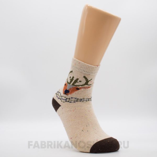 Мужские плотные носки с оленем Мужские плотные носки с оленем