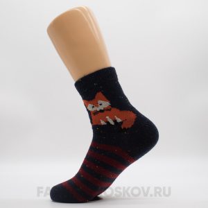 Женские носки с лисой