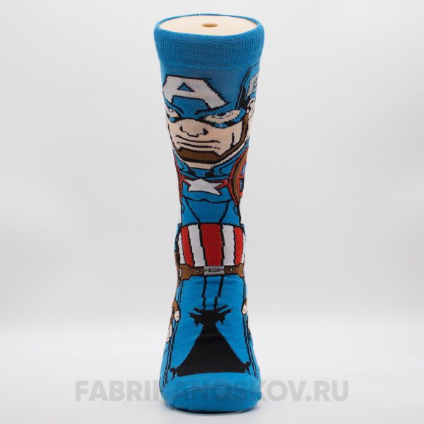 Мужские носки "Капитан Америка" Мужские носки "Капитан Америка"