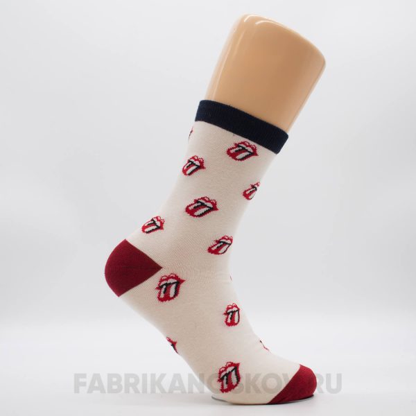 Мужские носки с губами Мужские носки с губами
