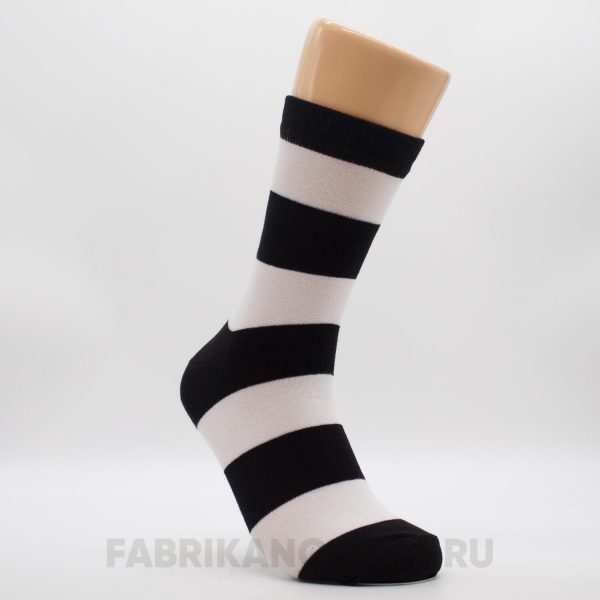 Мужские носки с широкими полосами Мужские носки с широкими полосами