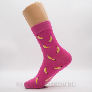 Женские носки с бананами