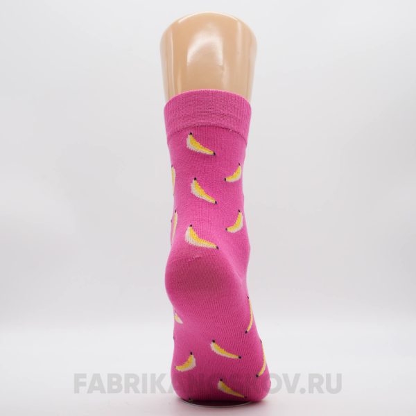 Женские носки с бананами Женские носки с бананами