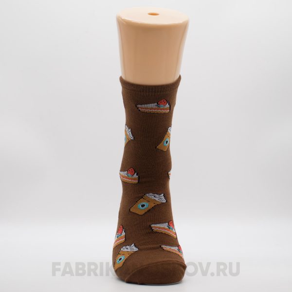Мужские носки с кофе и пирожными Мужские носки с кофе и пирожными