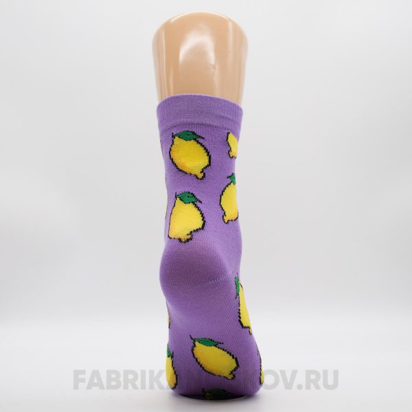 Мужские носки с лимонами Мужские носки с лимонами
