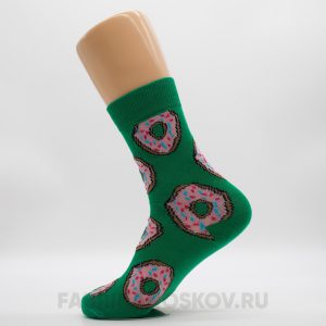 Мужские носки с пончиками
