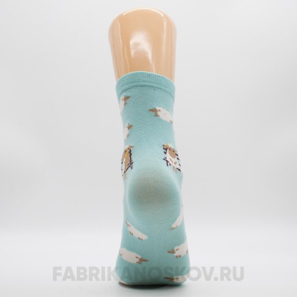 Женские носочки "Овцы на скамейке" Женские носочки "Овцы на скамейке"