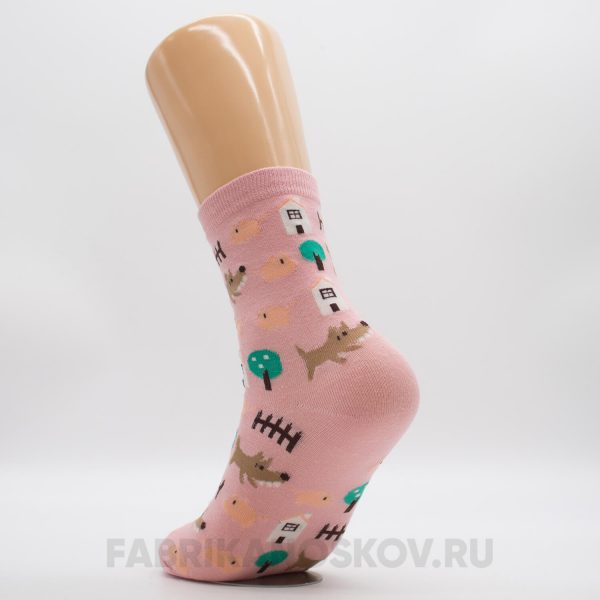 Женские носки с собачками Женские носки с собачками