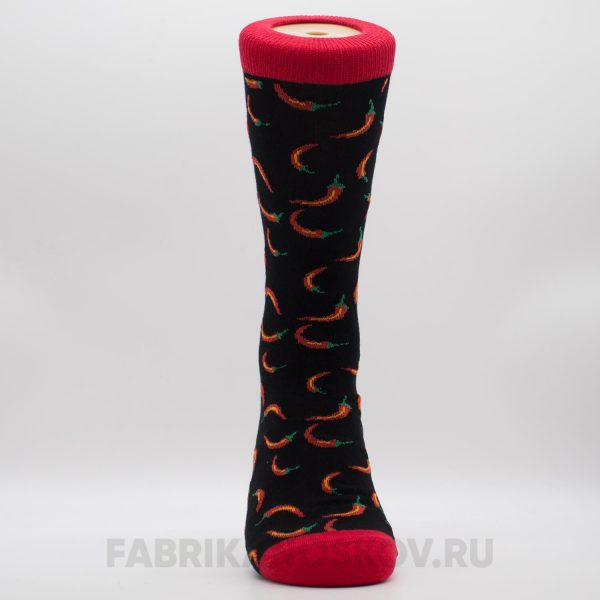 Мужские носки с чили перчиками Мужские носки с чили перчиками