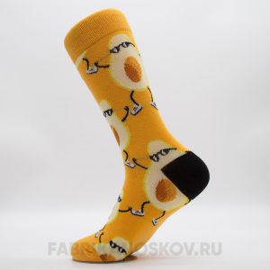 Мужские носки с авокадо в очках