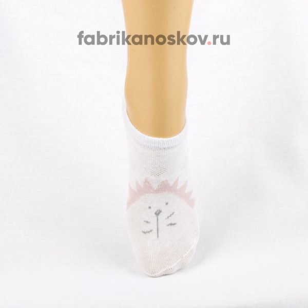 Короткие детские носки с изображением ежика Короткие детские носки с изображением ежика