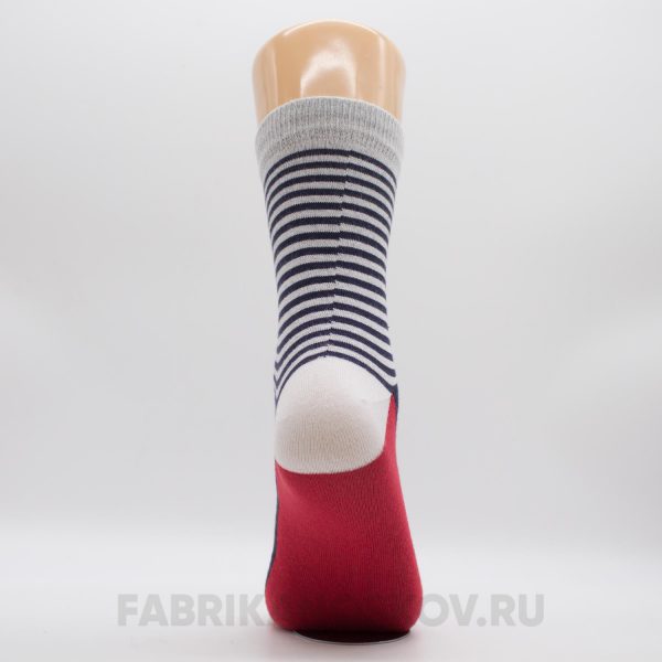 Мужские носки с полосами на паголенке Мужские носки с полосами на паголенке