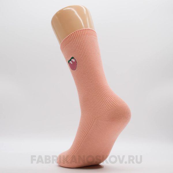 Женские носки с персиком Женские носки с персиком
